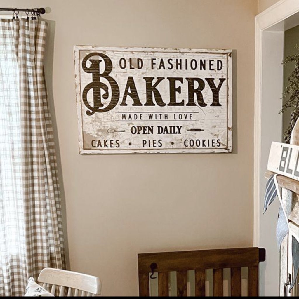 Vintage Kitchen Signs and Old-Fashioned Advertising Prints