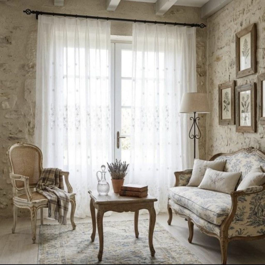 Lace Curtains and Soft, Romantic Window Treatments