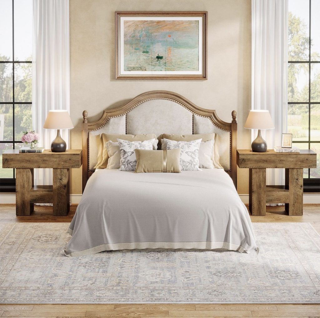 Plush Area Rug and Soft Throws for Extra Coziness