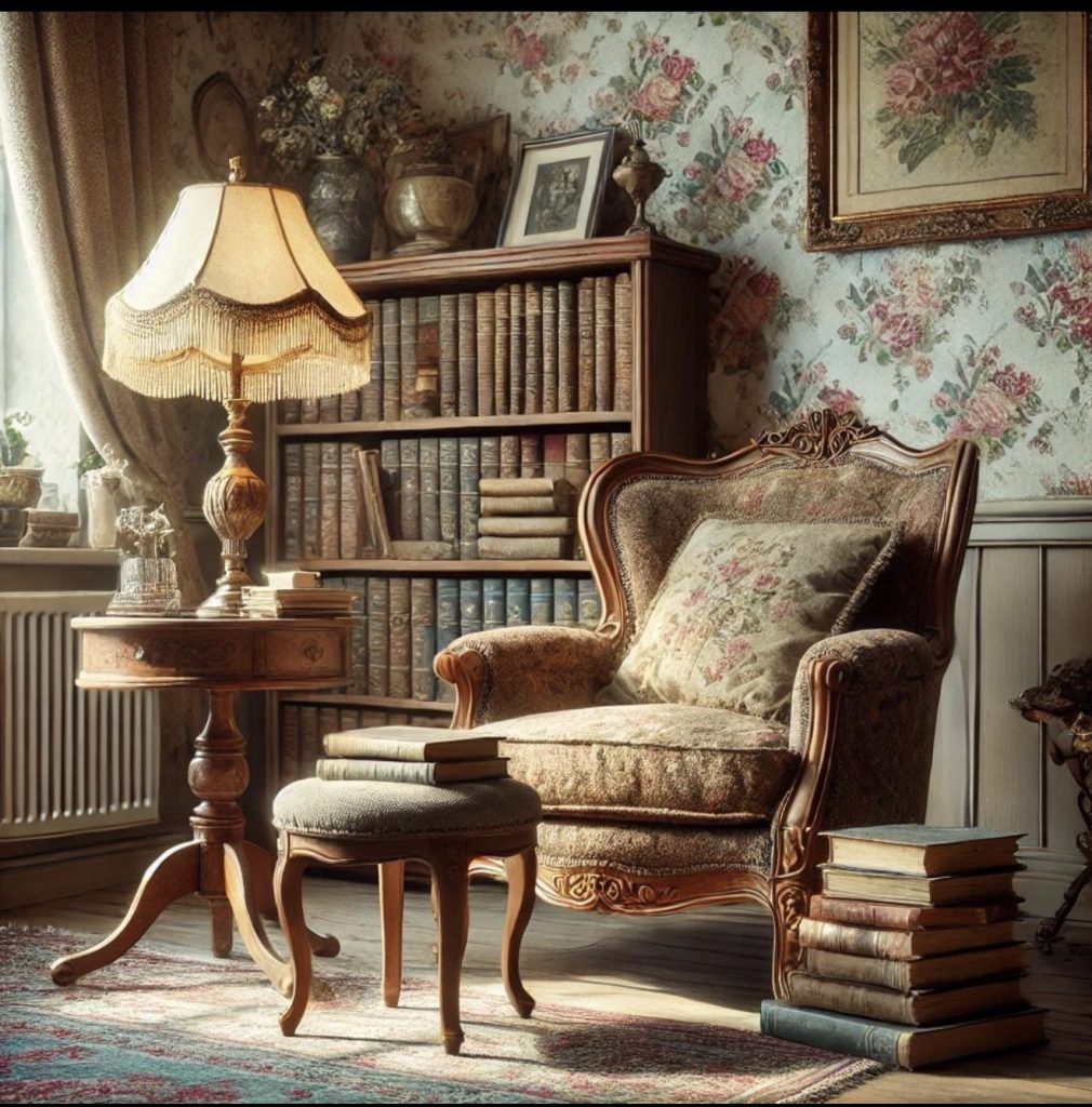 Reading Corner With a Vintage Armchair