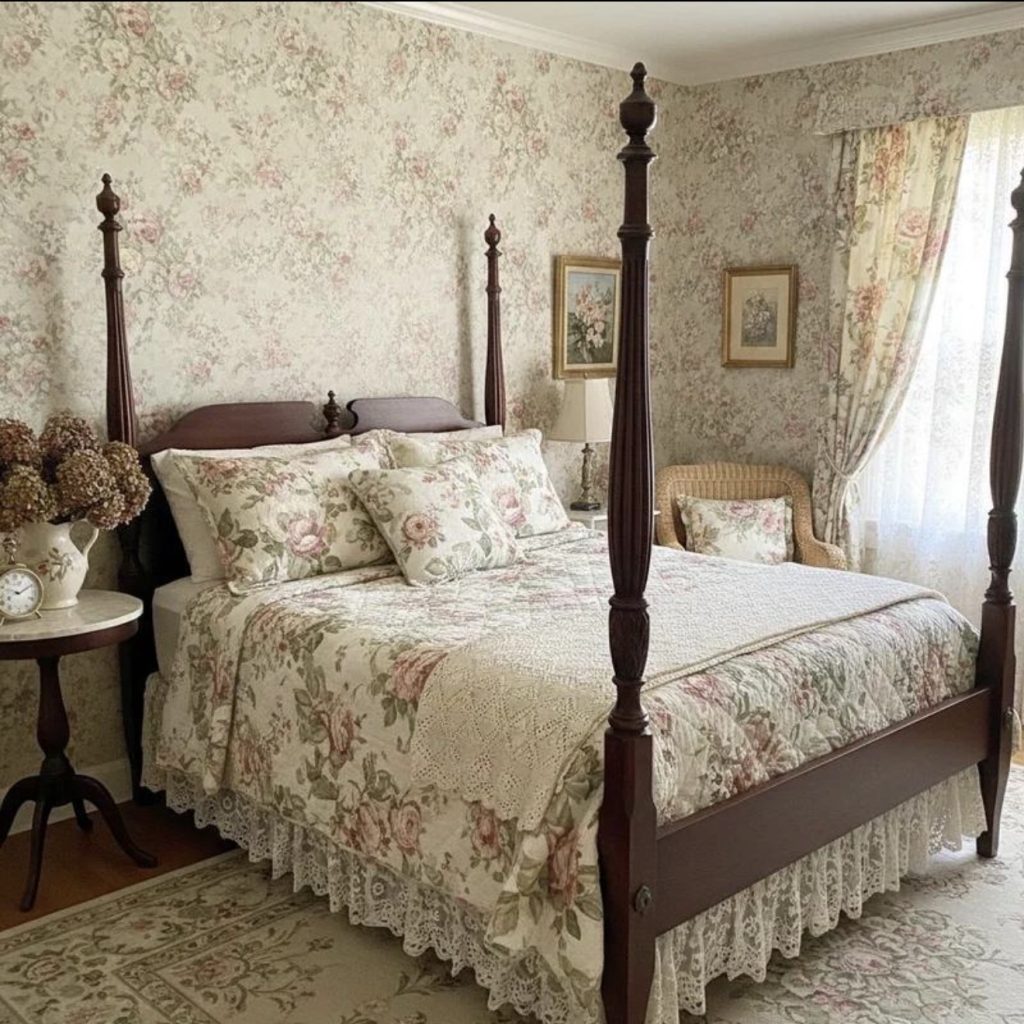 Vintage Floral Wallpaper 