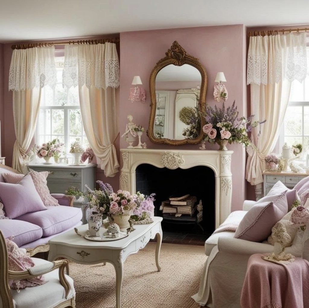 Vintage Mirrors With Ornate Frames