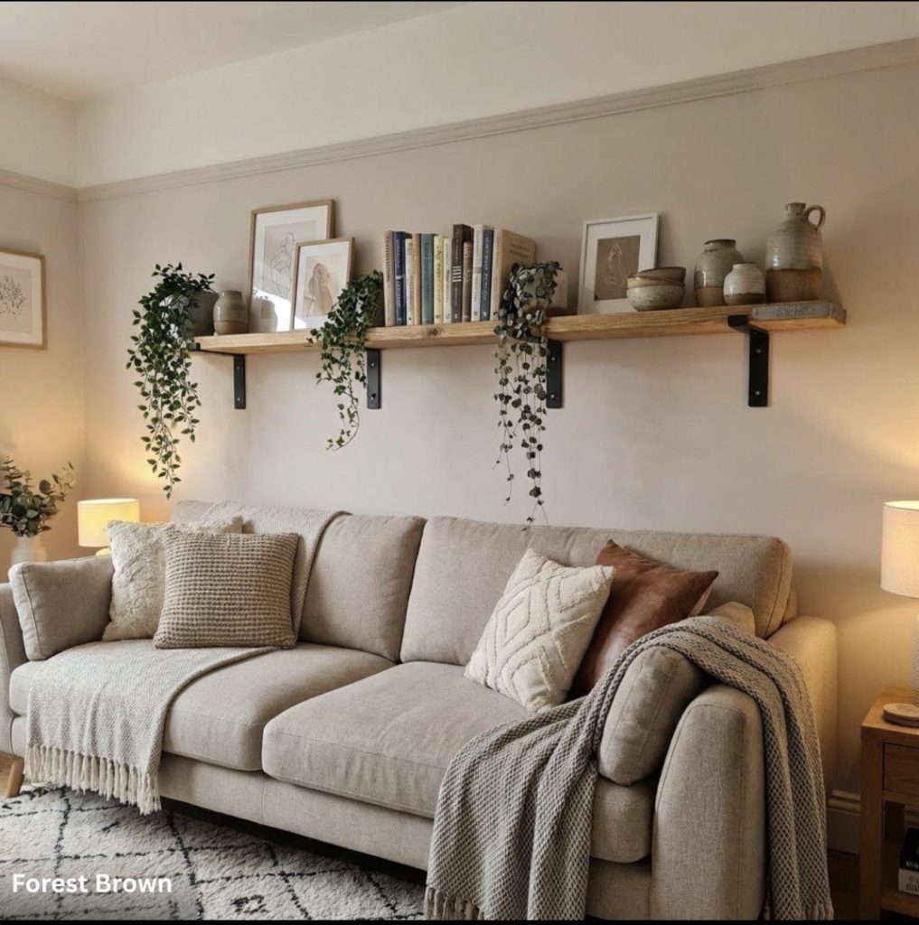 Wooden Picture Ledges With Cottage-Inspired Decor