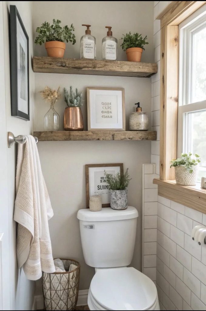 DIY Wooden Shelf With Cottagecore Charm
