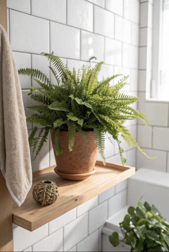 Small Green Plant and a Handmade Planter